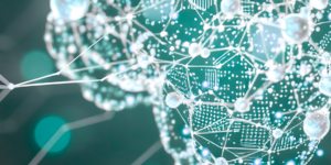 Gehirnströme und Synapsen, die KI symbolisieren sollen für den Beitrag „Ist das KI oder Digitalisierung"